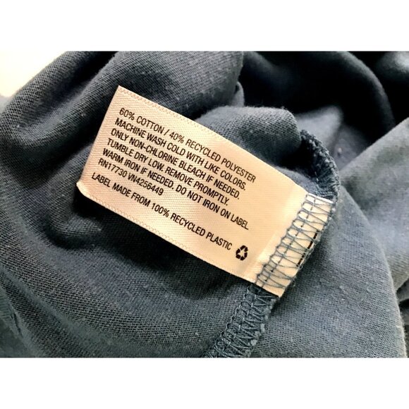 GOODIELLOW- MENS BLUE SOLID SHORT SLEEVE T-SHIRT SIZE LARGE - Picture 7 of 7